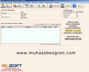 bilsoft ücretsiz cari takip on muhasebe programı