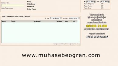 Bilsoft Ücretsiz Cari Takip Ön Muhasebe Programı