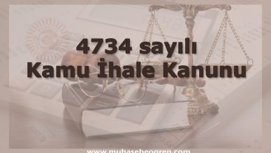 4734 sayılı kamu ihale kanunu