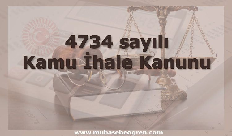4734 sayılı kamu ihale kanunu